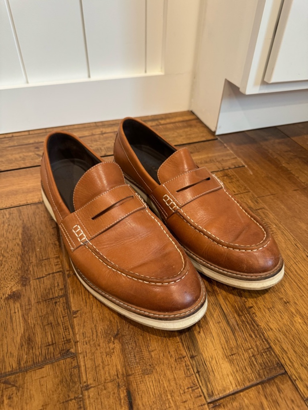 Cole Haan Osborn Grand 360 Penny Loafers – Men’s 11M – British Tan